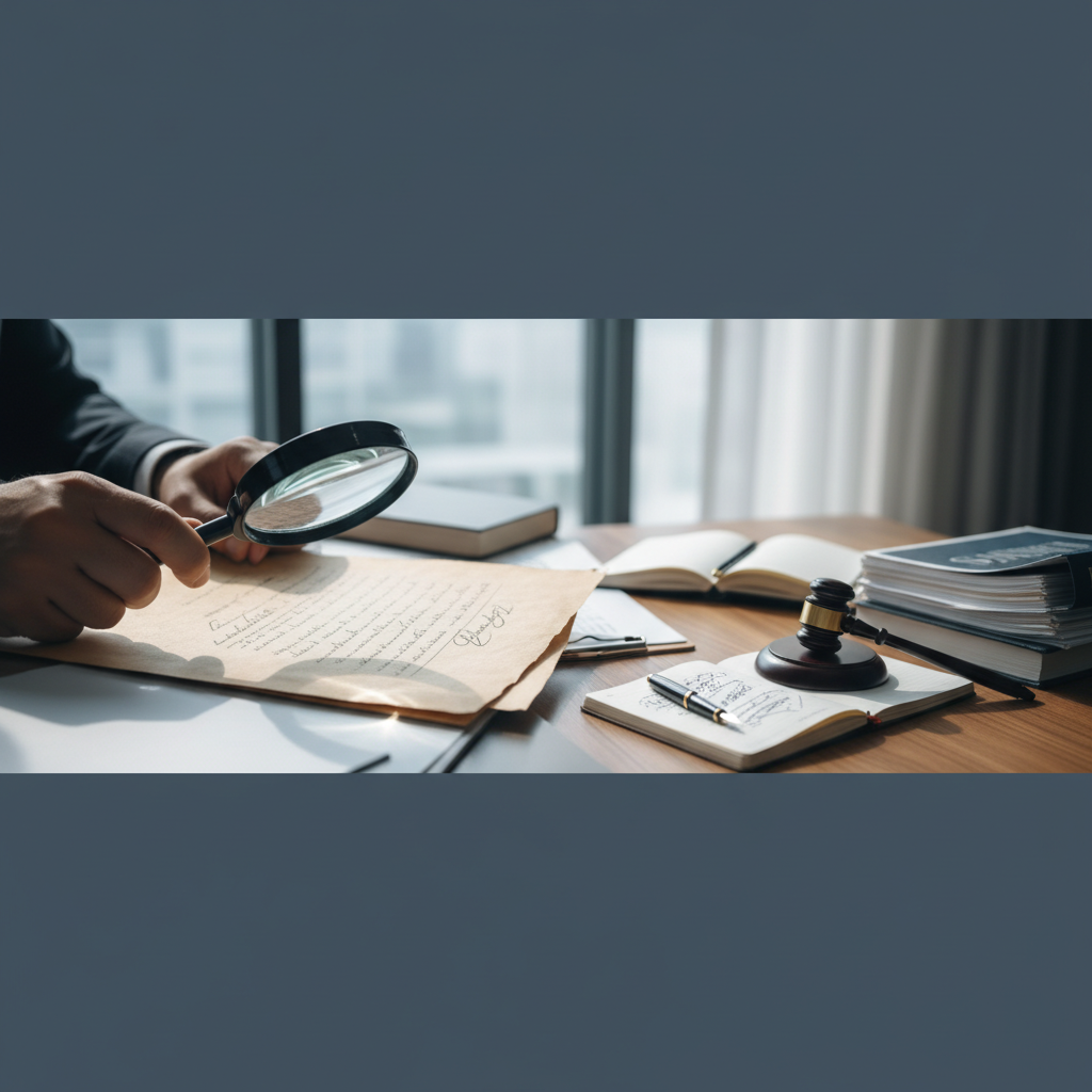 חוות דעת גרפולוגית: הראיה המכרעת בתיקי זיוף מסמכים