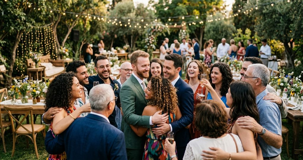 מעגלים של אהבה: תיעוד הקהילה והמשפחה בחתונה קווירית